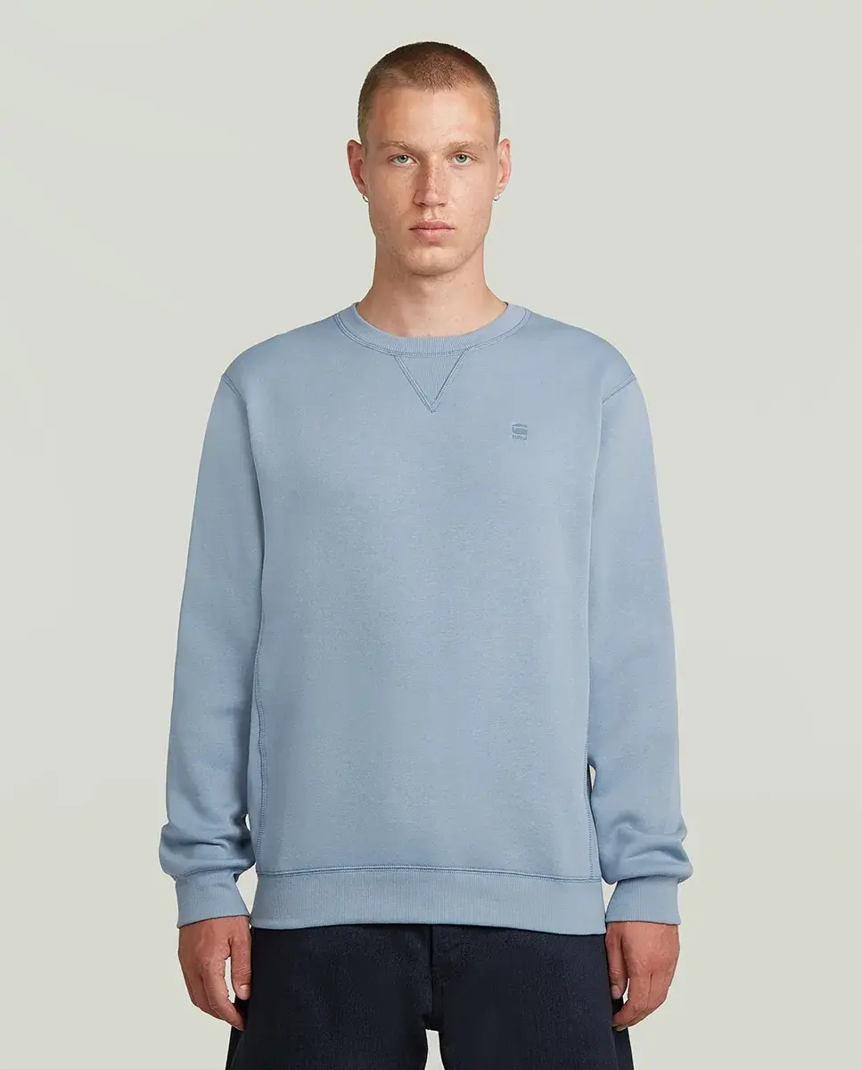 Мужская толстовка прямого кроя G-Star, светло-голубой
Мужская толстовка прямого кроя G-Star, светло-голубой