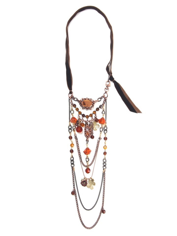 Collezione alessandro Длинное ожерелье «Корин» медного цвета
Collezione alessandro Длинное ожерелье «Корин» медного цвета