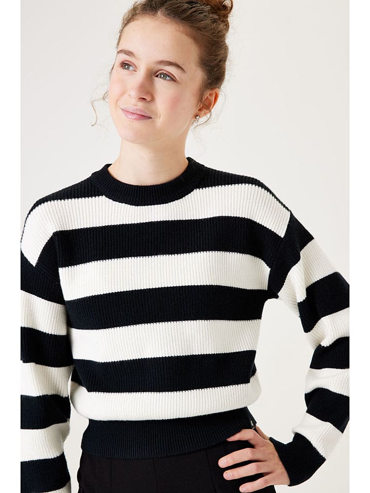 Пуловер Garcia Pullover, черный/белый
Пуловер Garcia Pullover, черный/белый