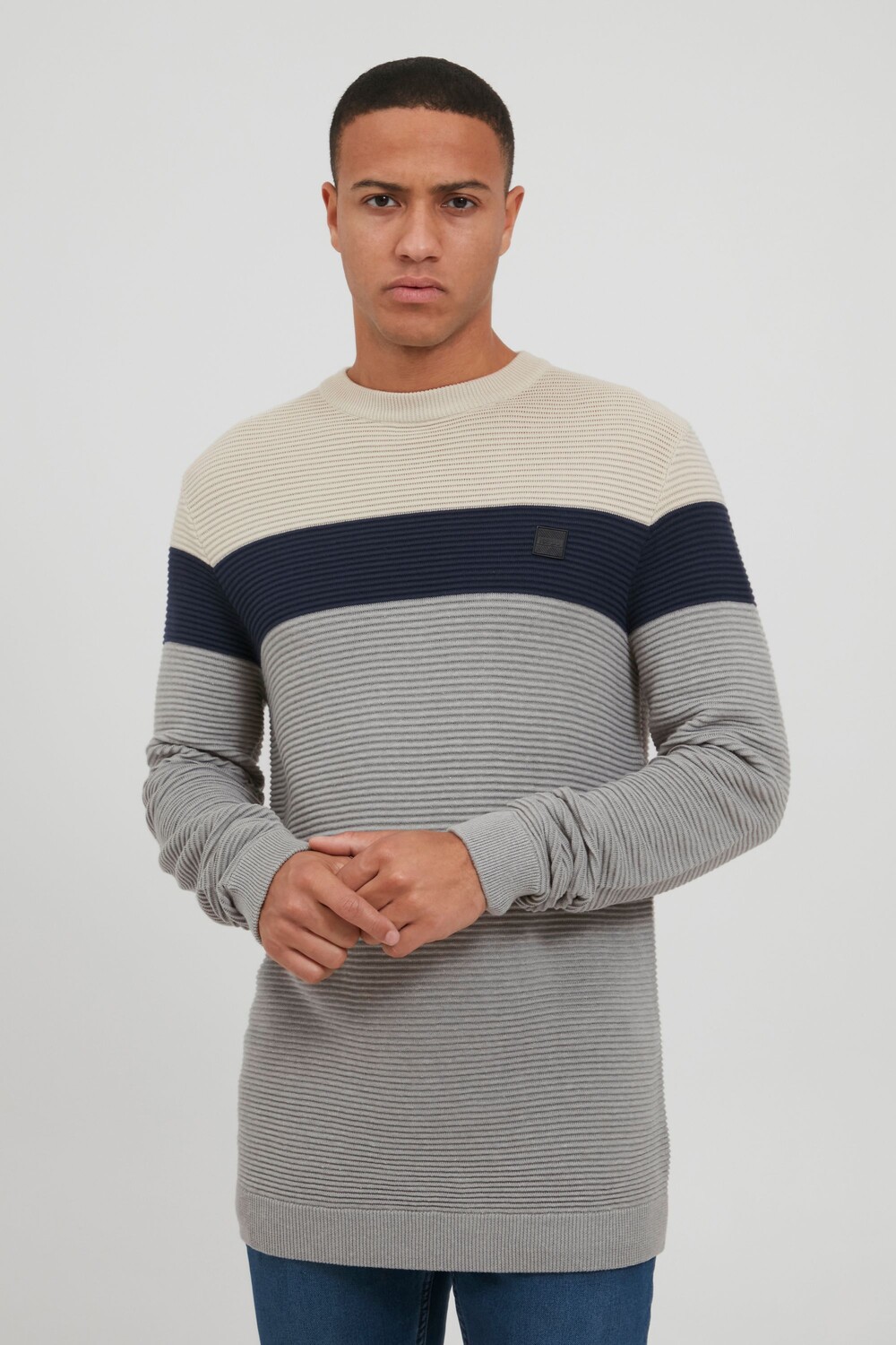 Пуловер !SOLID Strick SDValencia 21106793, серый 
Пуловер !SOLID Strick SDValencia 21106793, серый