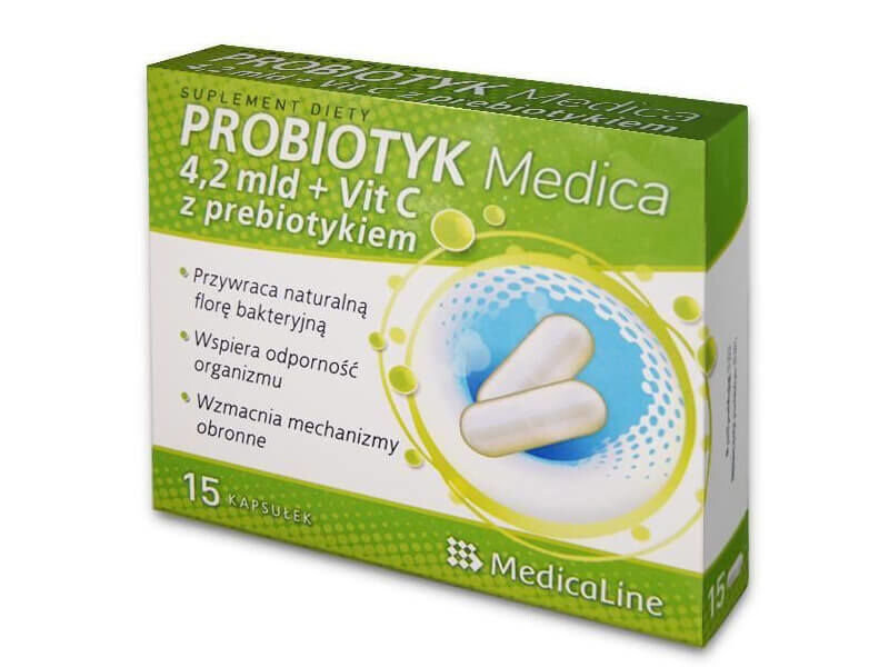 Биологически активная добавка MEDICALINE Probiotic Medica 15 капсул - универсальная
Биологически активная добавка MEDICALINE Probiotic Medica 15 капсул - универсальная