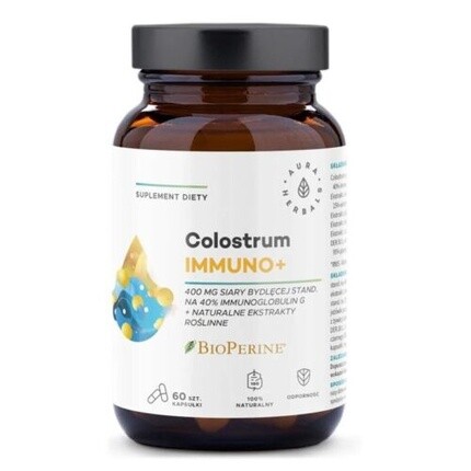 Colostrum Immuno + Биоперин 60 капсул, Aura Herbals
Colostrum Immuno + Биоперин 60 капсул, Aura Herbals