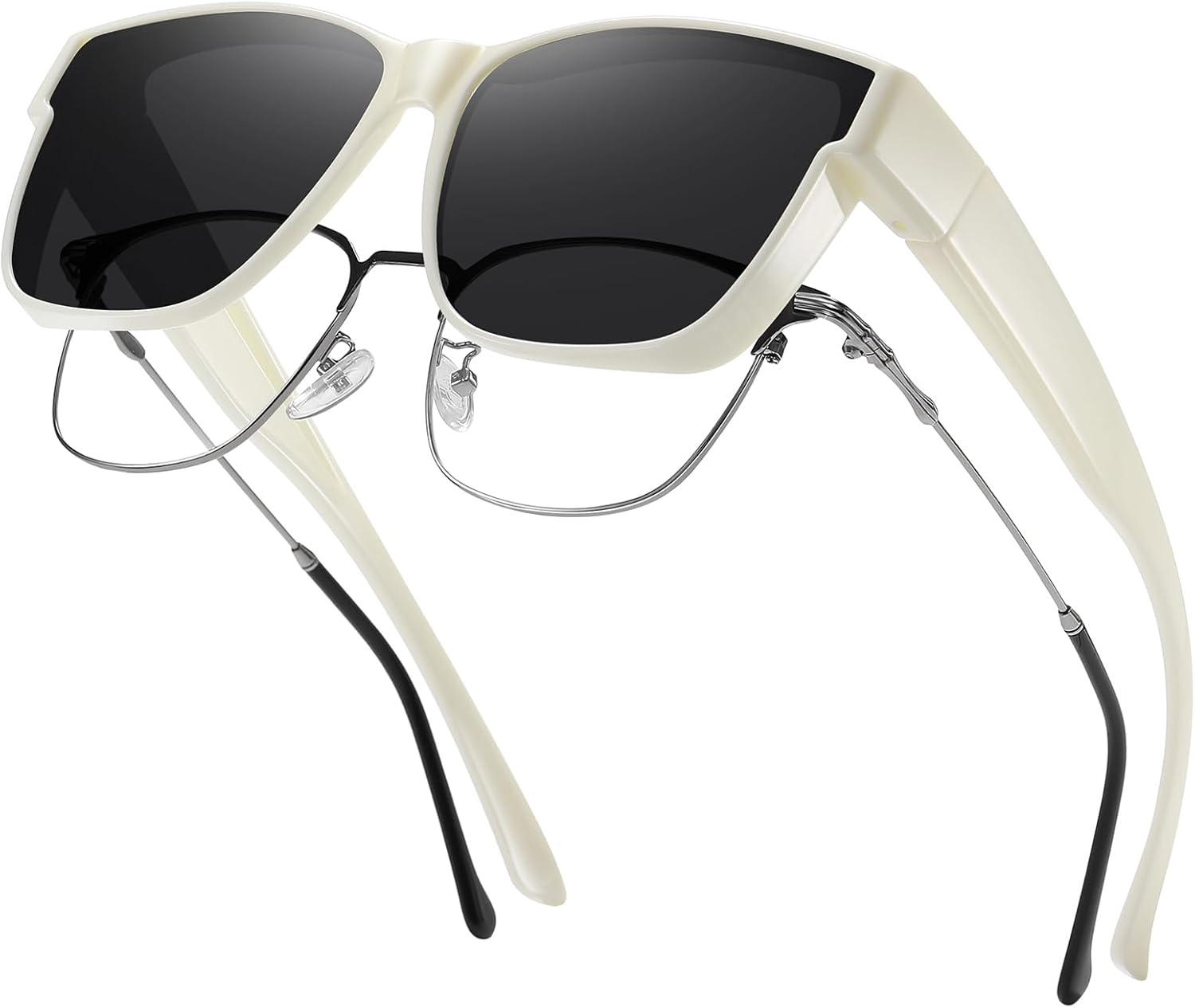 Солнцезащитные очки, надеваемые поверх обычных очков, для мужчин и женщин, легкие квадратные поляризованные солнцезащитные очки, носят поверх обычных очков, обеспечивают защиту от УФ-излучения Kelinln, L Size Beige Frame Grey Lens
Солнцезащитные очки, надеваемые поверх обычных очков, для мужчин и женщин, легкие квадратные поляризованные солнцезащитные очки, носят поверх обычных очков, обеспечивают защиту от УФ-излучения Kelinln, L Size Beige Frame Grey Lens