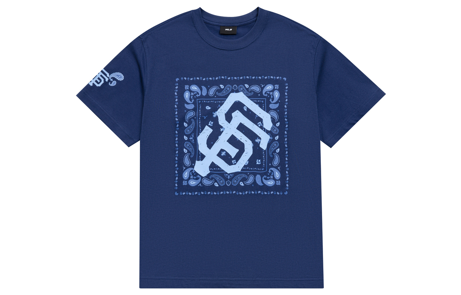 Футболка с втачными рукавами унисекс темно-синяя MLB
Футболка с втачными рукавами унисекс темно-синяя MLB