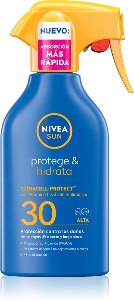 Солнцезащитный увлажняющий спрей с защитой от солнца и увлажнением SPF 30 Nivea, 270 мл
Солнцезащитный увлажняющий спрей с защитой от солнца и увлажнением SPF 30 Nivea, 270 мл