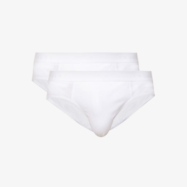 Набор из двух трусов из эластичного хлопка с поясом в тон Falke, белый
Набор из двух трусов из эластичного хлопка с поясом в тон Falke, белый