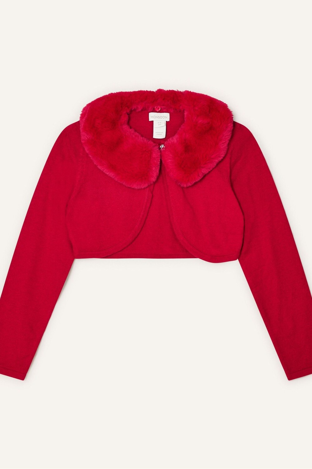 Кардиган с воротником из искусственного меха, супермягкий, 100% хлопок Monsoon, красный
Кардиган с воротником из искусственного меха, супермягкий, 100% хлопок Monsoon, красный