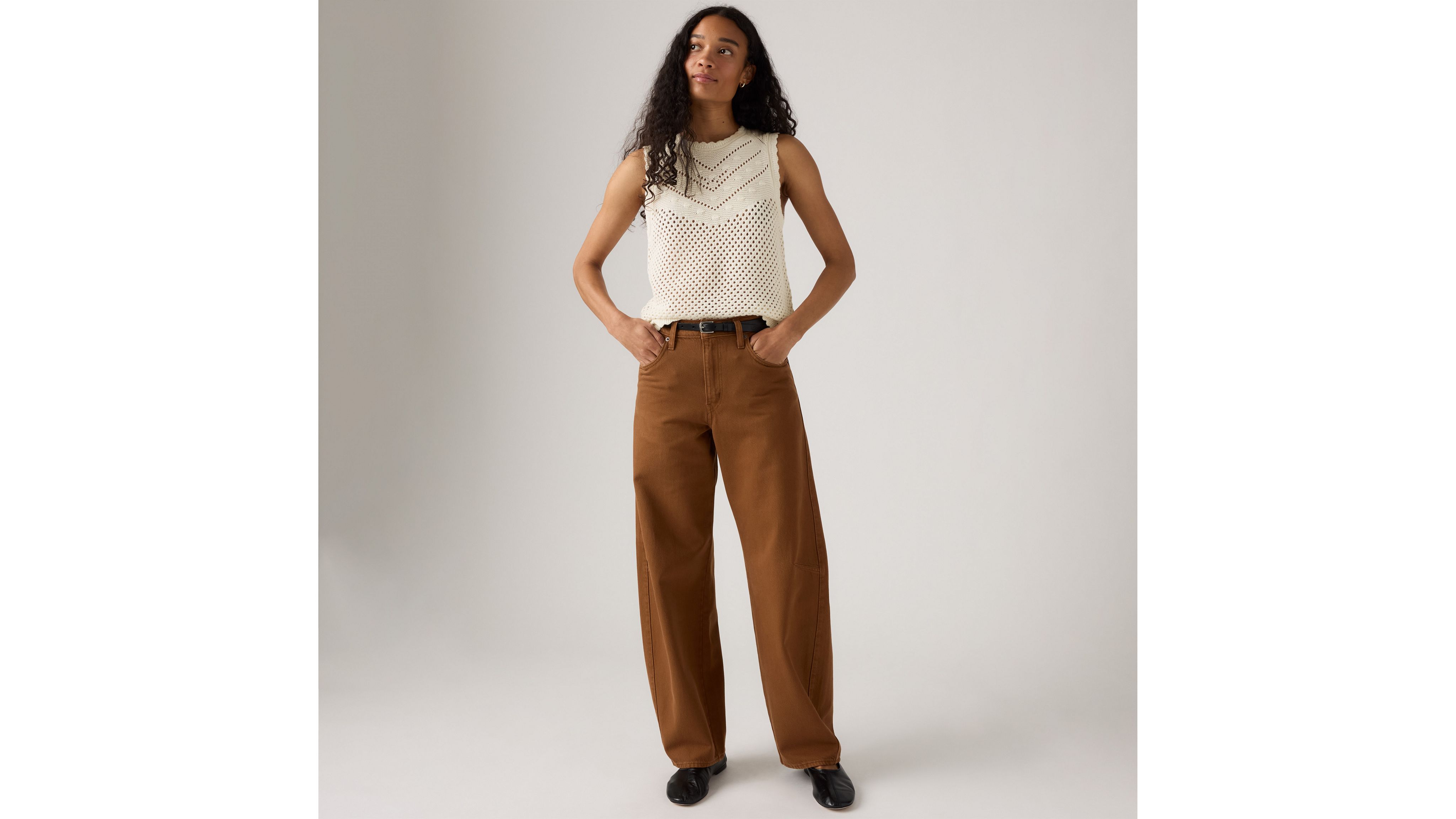 Женские джинсы Baggy Dad Barrel Levi's, Washed Bison - Brown
Женские джинсы Baggy Dad Barrel Levi's, Washed Bison - Brown