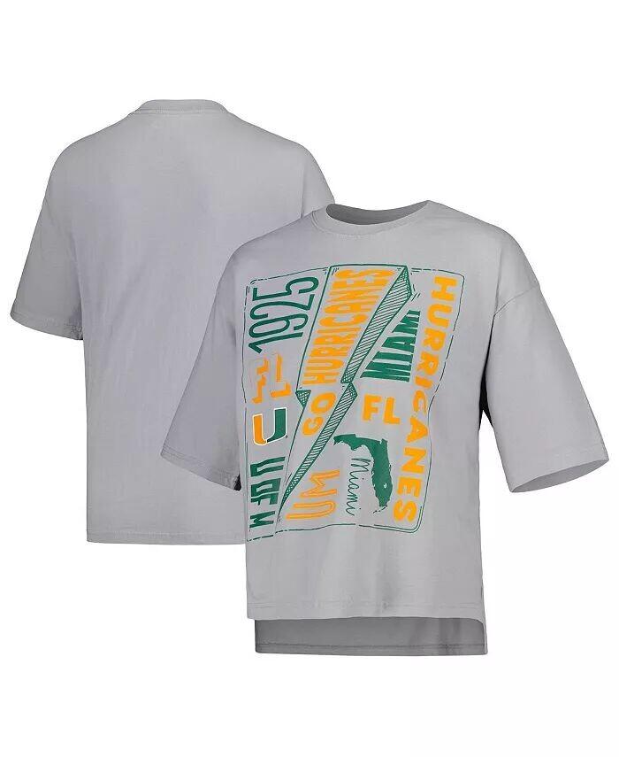Женская серебряная футболка Miami Hurricanes Rock & Roll School of Rock Pressbox
Женская серебряная футболка Miami Hurricanes Rock & Roll School of Rock Pressbox