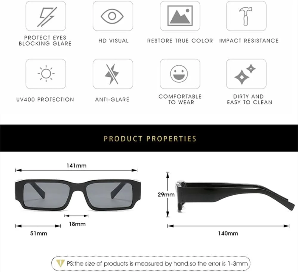 Маленькие солнцезащитные очки для женщин, модные прямоугольные солнцезащитные очки для мужчин, винтажные очки, прозрачные, желейные, розовые, UV400 MTZJH, Jelly Tea
Маленькие солнцезащитные очки для женщин, модные прямоугольные солнцезащитные очки для мужчин, винтажные очки, прозрачные, желейные, розовые, UV400 MTZJH, Jelly Tea