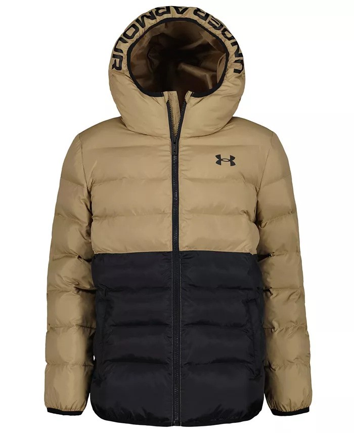 Большие мальчики Pronto Color Block полная молния пуховик Under Armour, загар/бежевый
Большие мальчики Pronto Color Block полная молния пуховик Under Armour, загар/бежевый