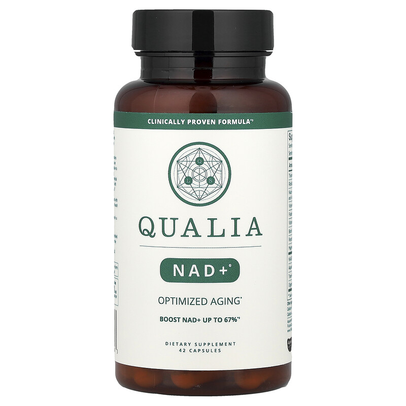 Qualia, NAD+, 42 Capsules
Qualia, NAD+, 42 Capsules