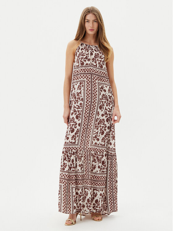 Летнее платье свободного покроя 511FD15025 Gaudi, коричневый
Летнее платье свободного покроя 511FD15025 Gaudi, коричневый