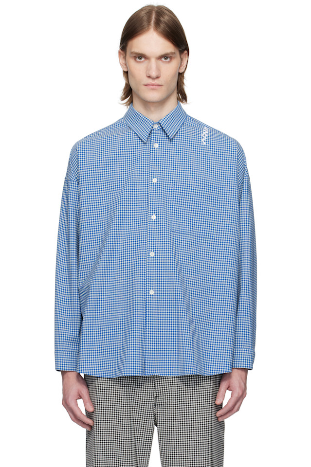 Проверенная шерстяная рубашка Marni, голубой
Проверенная шерстяная рубашка Marni, голубой