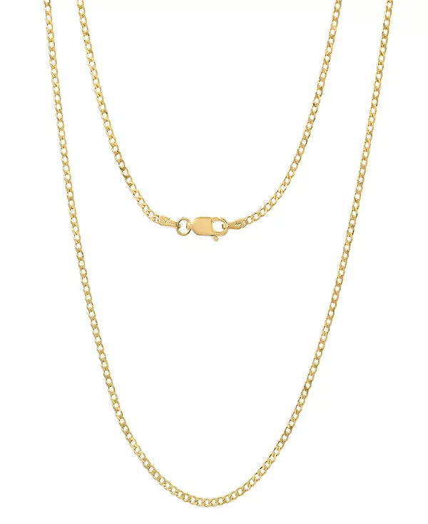 Унисекс-Кубинское суперплоское цепочное ожерелье с покрытием из 14-каратного золота Steeltime, gold
Унисекс-Кубинское суперплоское цепочное ожерелье с покрытием из 14-каратного золота Steeltime, gold