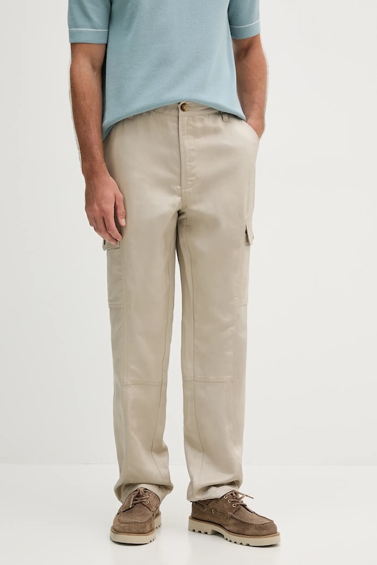 Брюки с добавлением льна Guess, бежевый
Брюки с добавлением льна Guess, бежевый