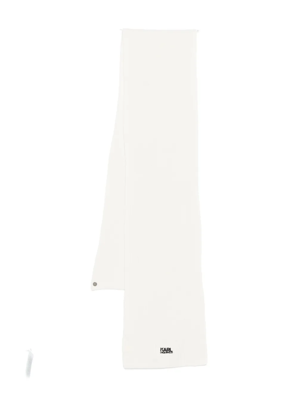 Шарф с вышитым логотипом KARL LAGERFELD, белый
Шарф с вышитым логотипом KARL LAGERFELD, белый
