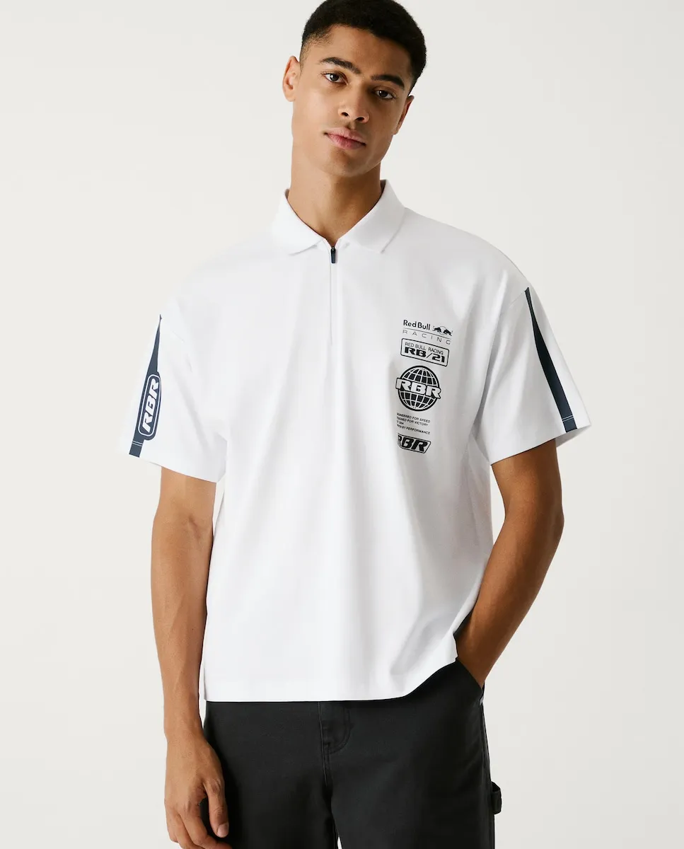 Мужская рубашка-поло из интерлока с короткими рукавами и застежкой-молнией Pepe Jeans, белый
Мужская рубашка-поло из интерлока с короткими рукавами и застежкой-молнией Pepe Jeans, белый