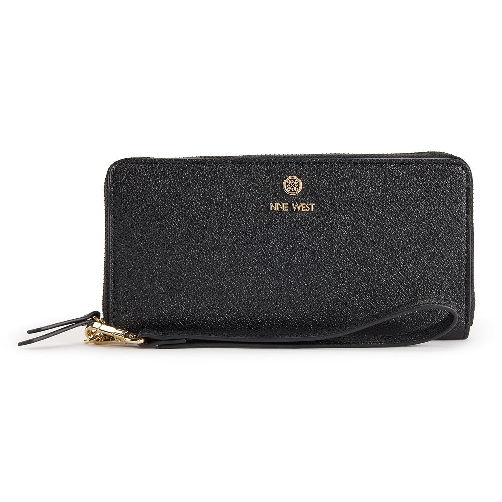 Кошелек Nine West Lockup на молнии с ремешком, черный
Кошелек Nine West Lockup на молнии с ремешком, черный