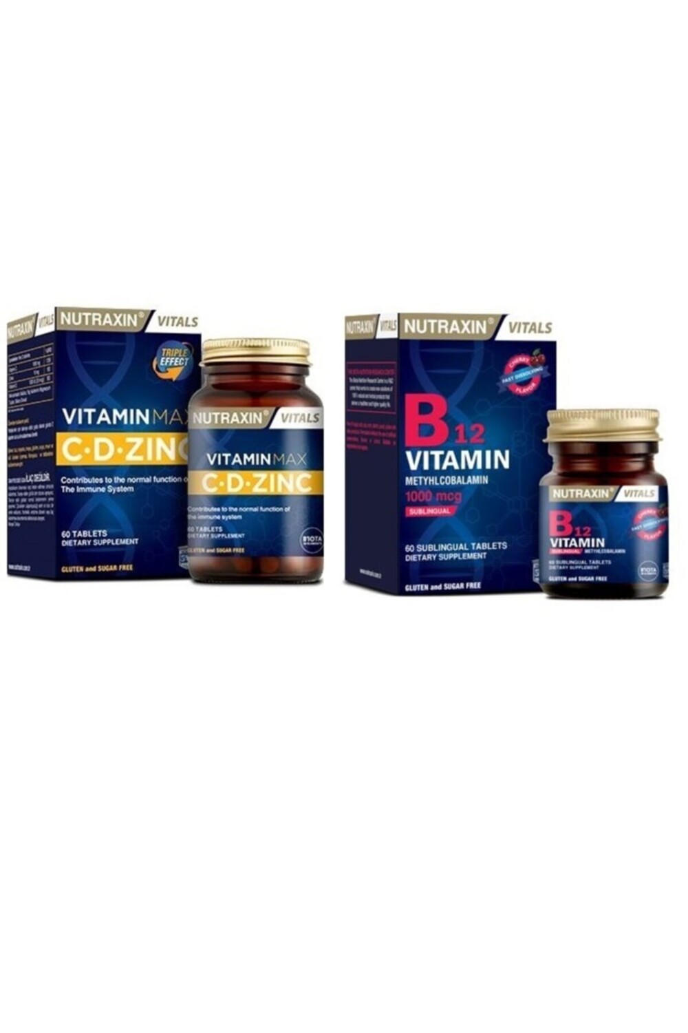 Nutraxin Витамин Макс 60 таблеток (ВИТАМИН С, ВИТАМИН D И ЦИНК) Витамин В12 60 таблеток
Nutraxin Витамин Макс 60 таблеток (ВИТАМИН С, ВИТАМИН D И ЦИНК) Витамин В12 60 таблеток