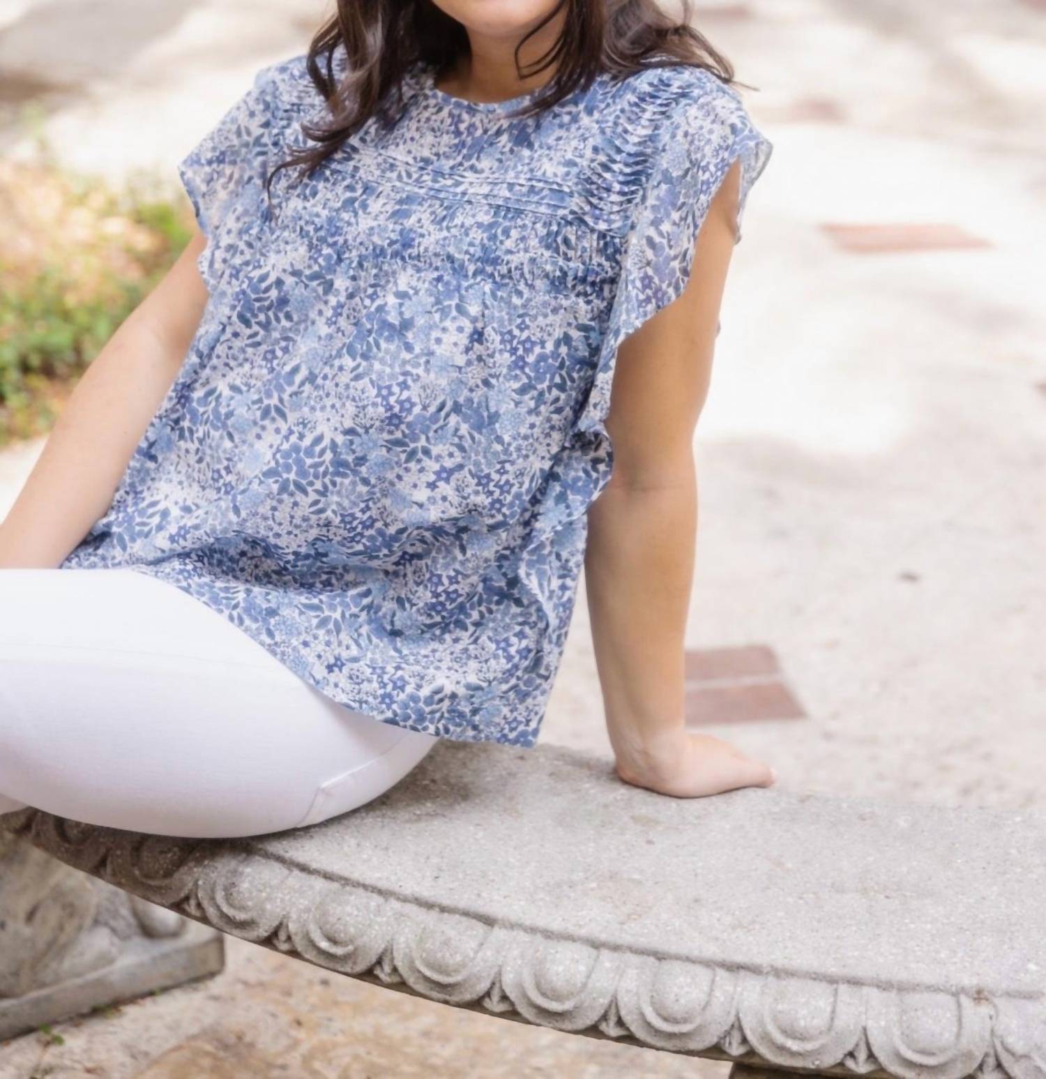 Топ в морском стиле синего цвета Erica Wilson
Топ в морском стиле синего цвета Erica Wilson