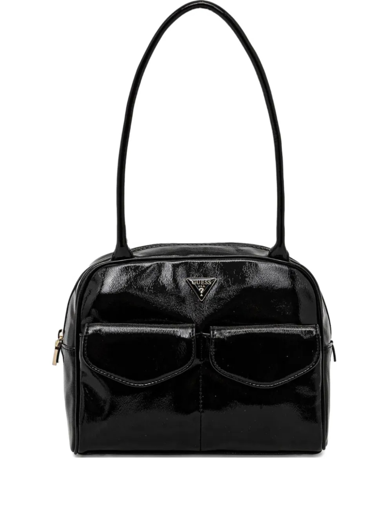 GUESS USA лакированная сумка на плечо, черный
GUESS USA лакированная сумка на плечо, черный