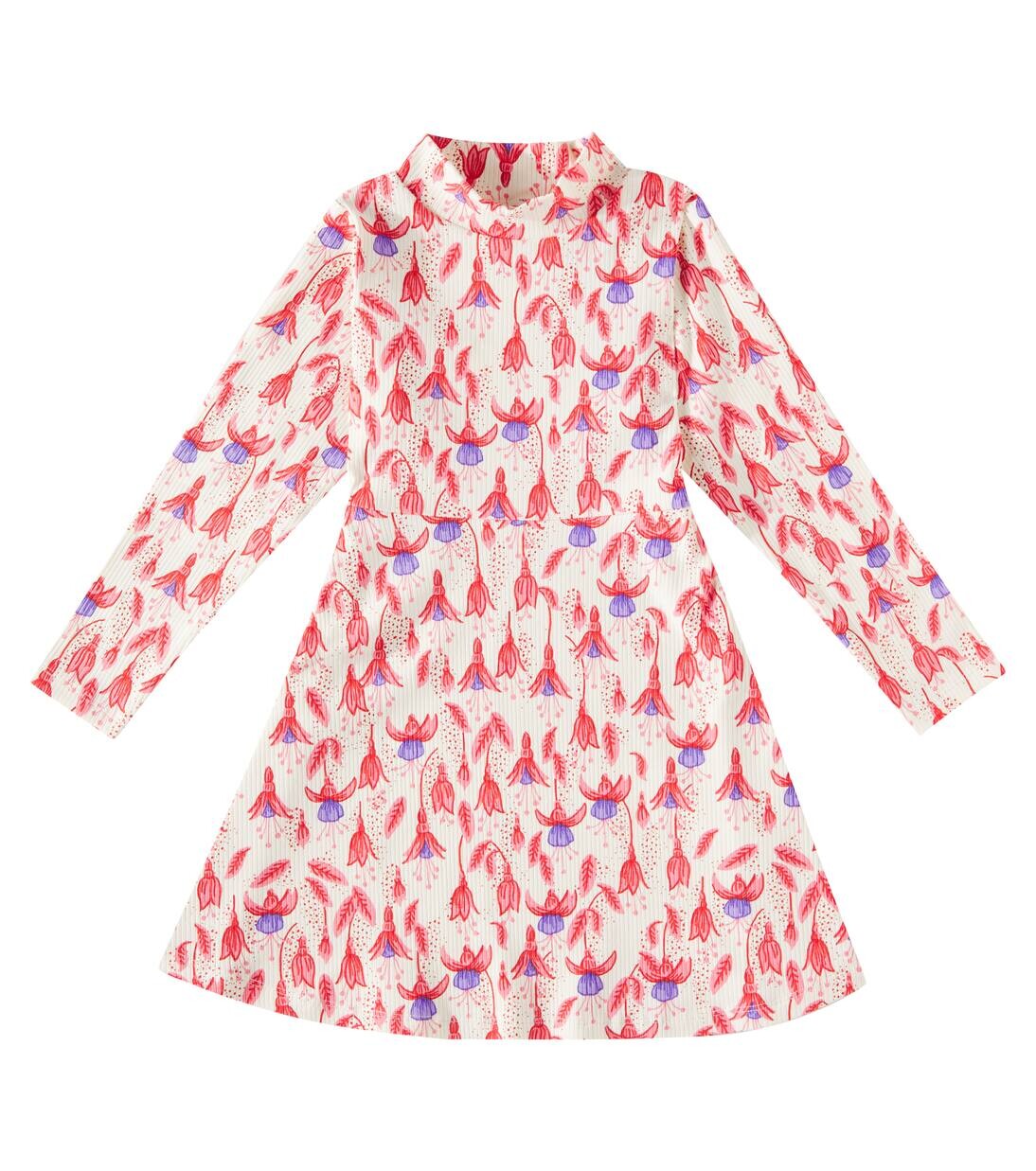 Платье цвета фуксии из хлопковой смеси Mini Rodini, красный
Платье цвета фуксии из хлопковой смеси Mini Rodini, красный