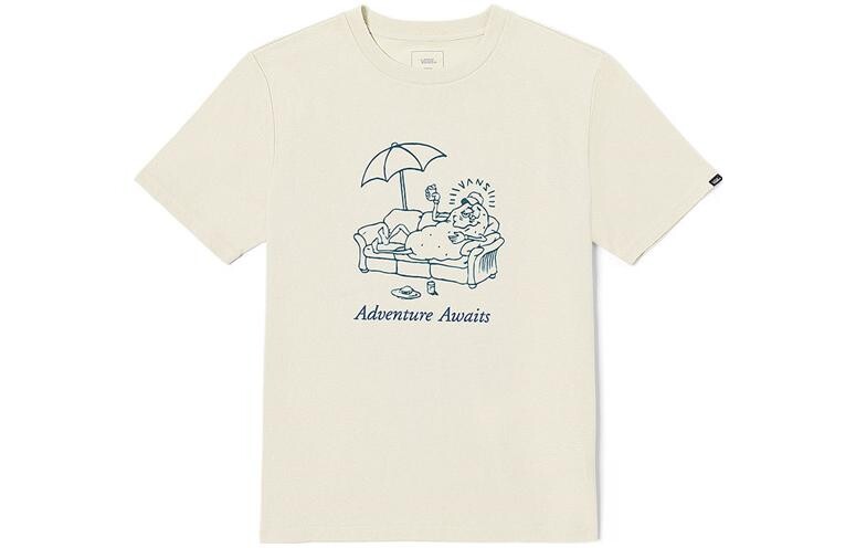 Футболка мужская с принтом SV Graphic SS, белая Vans, белый 
Футболка мужская с принтом SV Graphic SS, белая Vans, белый