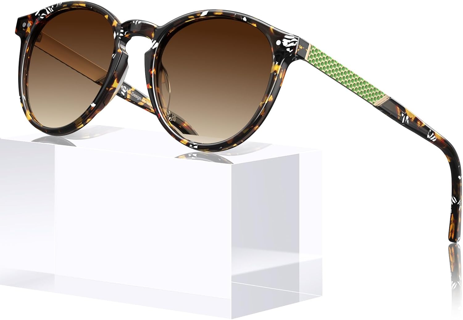 Солнцезащитные очки CARFIA Retro из ацетата, круглые, поляризованные, для женщин, с защитой от УФ-излучения, маленькая оправа, винтажные круглые очки CA5201, 3. Zebra Tortoise Frame + Gradient Brown Lens
Солнцезащитные очки CARFIA Retro из ацетата, круглые, поляризованные, для женщин, с защитой от УФ-излучения, маленькая оправа, винтажные круглые очки CA5201, 3. Zebra Tortoise Frame + Gradient Brown Lens