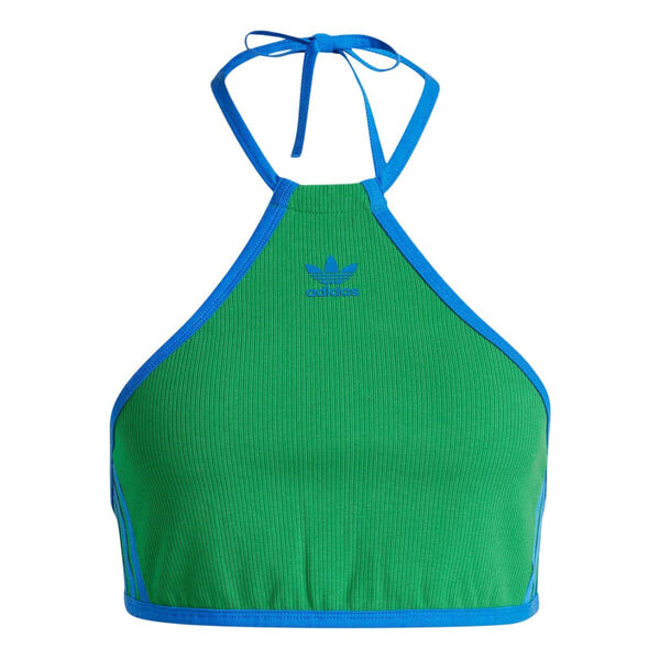 Топ оригиналы ребристый вырез халтер топ азиатские размеры Adidas, зеленый
Топ оригиналы ребристый вырез халтер топ азиатские размеры Adidas, зеленый