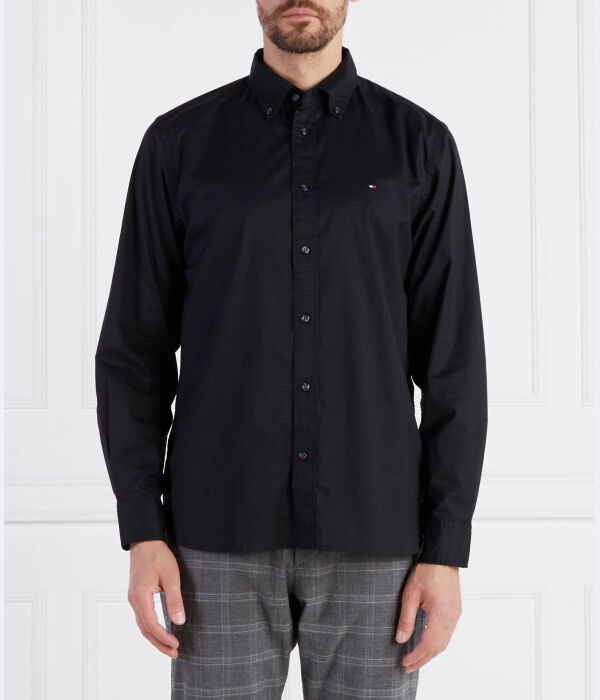 Рубашка мужская Tommy Hilfiger хлопковая, черный 
Рубашка мужская Tommy Hilfiger хлопковая, черный