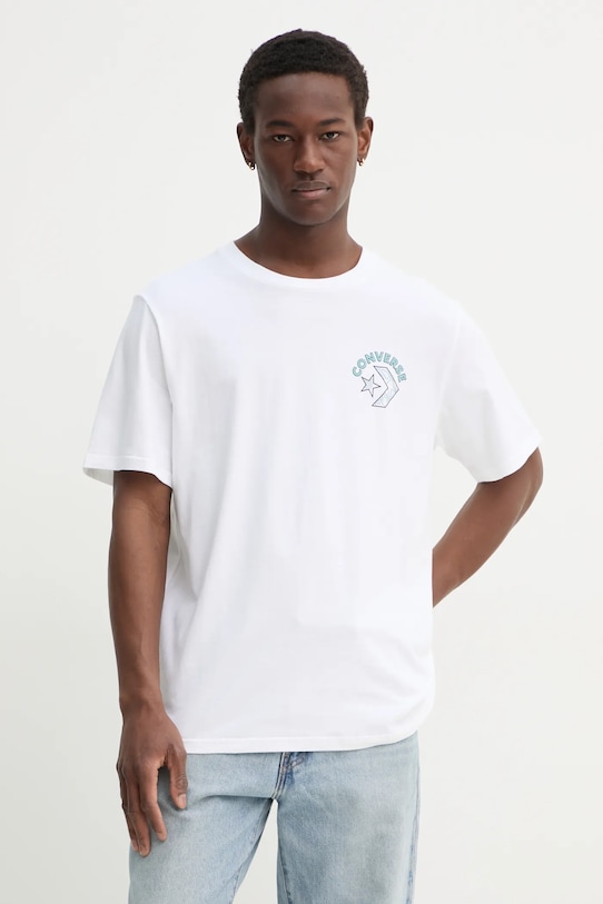 Хлопковая футболка Converse, бежевый
Хлопковая футболка Converse, бежевый