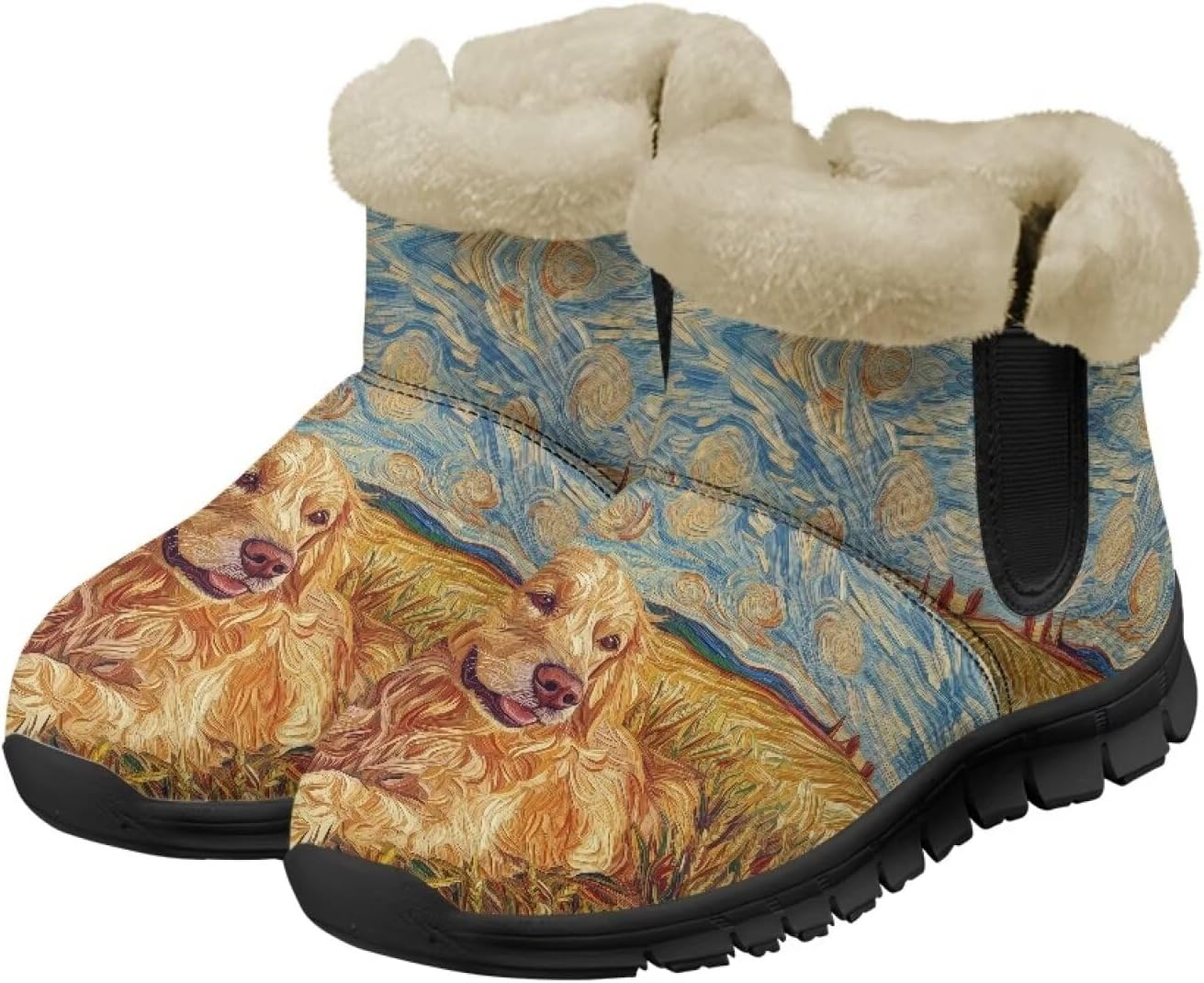 Мужские зимние снегоходные ботинки Qoiuvncy, утепленные мехом, ботильоны с мягкой подкладкой, нескользящие, удобные, с легким надеванием, короткие ботинки для прогулок на улице, размер США 7-13, Dog Rice Field
Мужские зимние снегоходные ботинки Qoiuvncy, утепленные мехом, ботильоны с мягкой подкладкой, нескользящие, удобные, с легким надеванием, короткие ботинки для прогулок на улице, размер США 7-13, Dog Rice Field