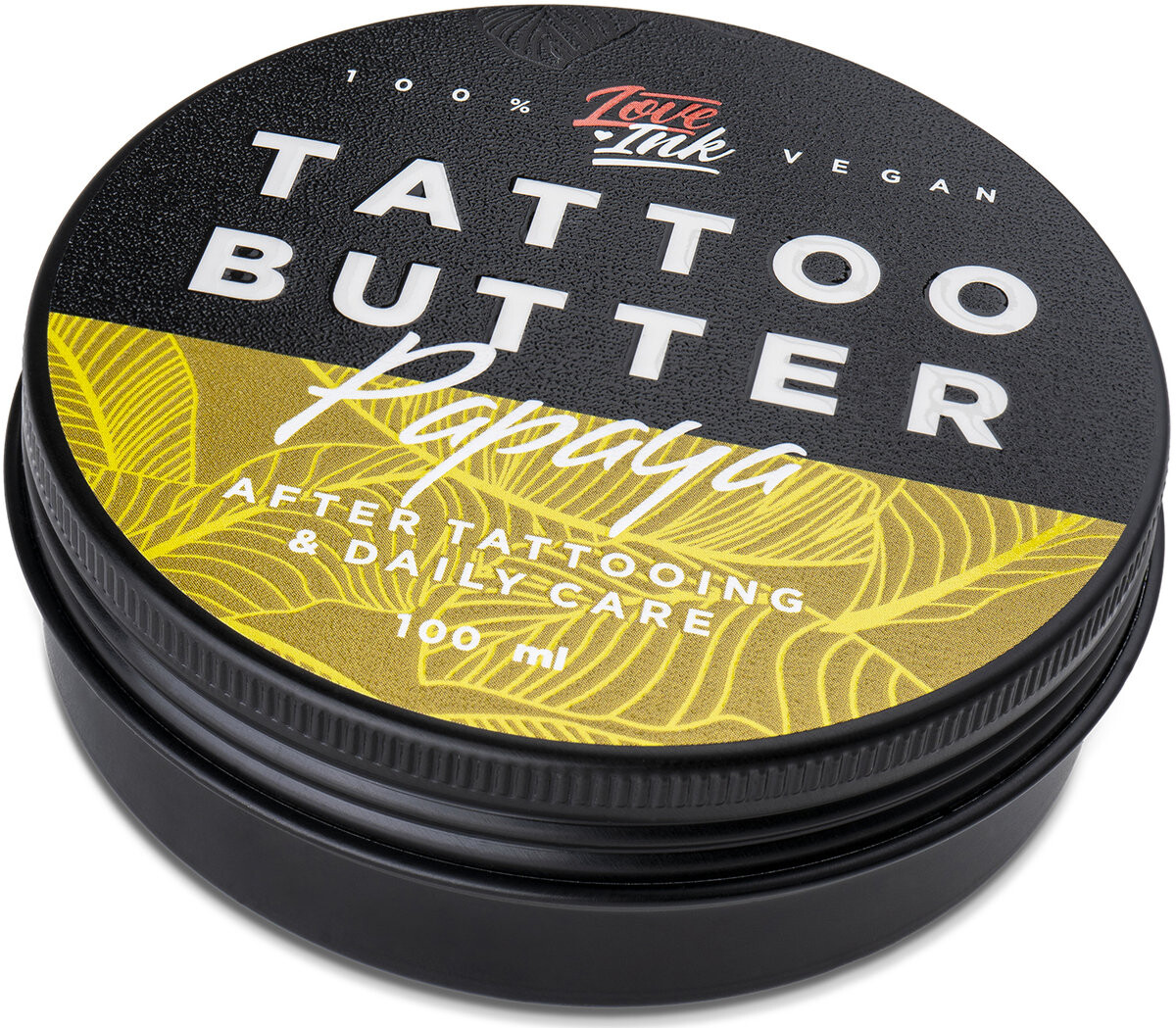 Loveink Tattoo Butter Масло для ухода и лечения папайи 100 мл
Loveink Tattoo Butter Масло для ухода и лечения папайи 100 мл