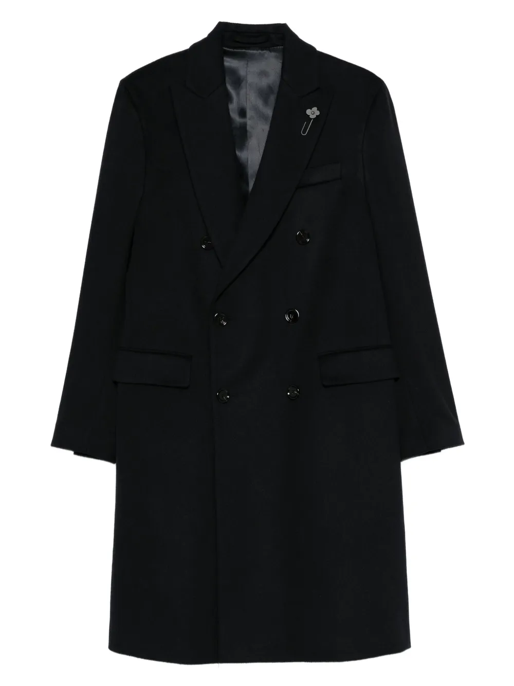 Двубортное пальто Lardini, синий
Двубортное пальто Lardini, синий