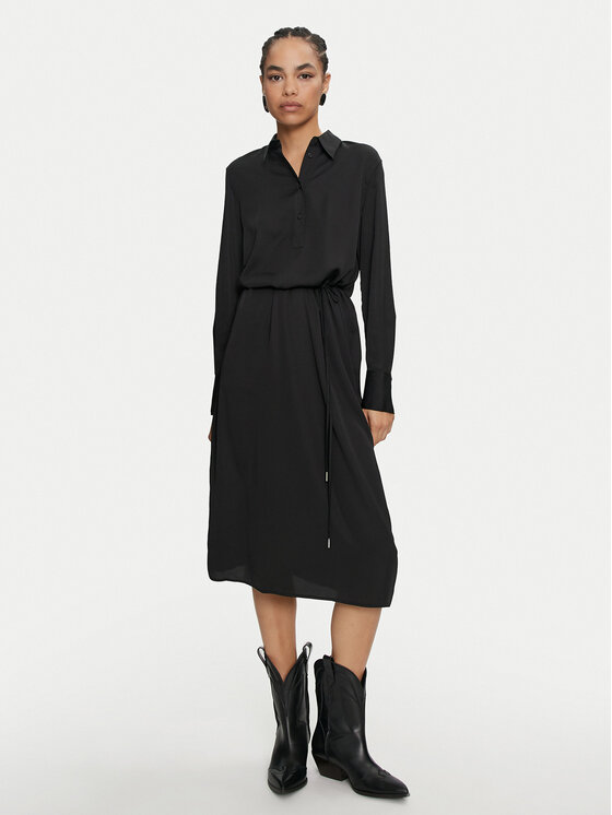 Платье-рубашка regular fit K20K207455 Calvin Klein, черный
Платье-рубашка regular fit K20K207455 Calvin Klein, черный