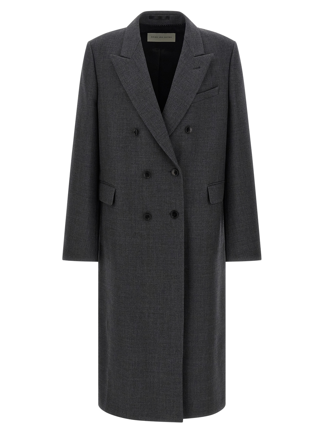 Двубортное пальто DRIES VAN NOTEN, серый
Двубортное пальто DRIES VAN NOTEN, серый