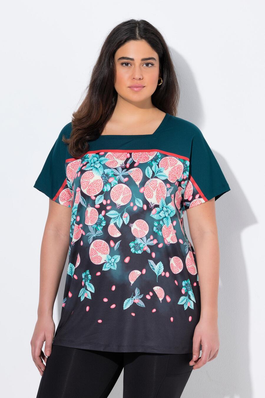 ULLA POPKEN Женская функциональная рубашка свободного покроя с квадратным вырезом и короткими рукавами
ULLA POPKEN Женская функциональная рубашка свободного покроя с квадратным вырезом и короткими рукавами