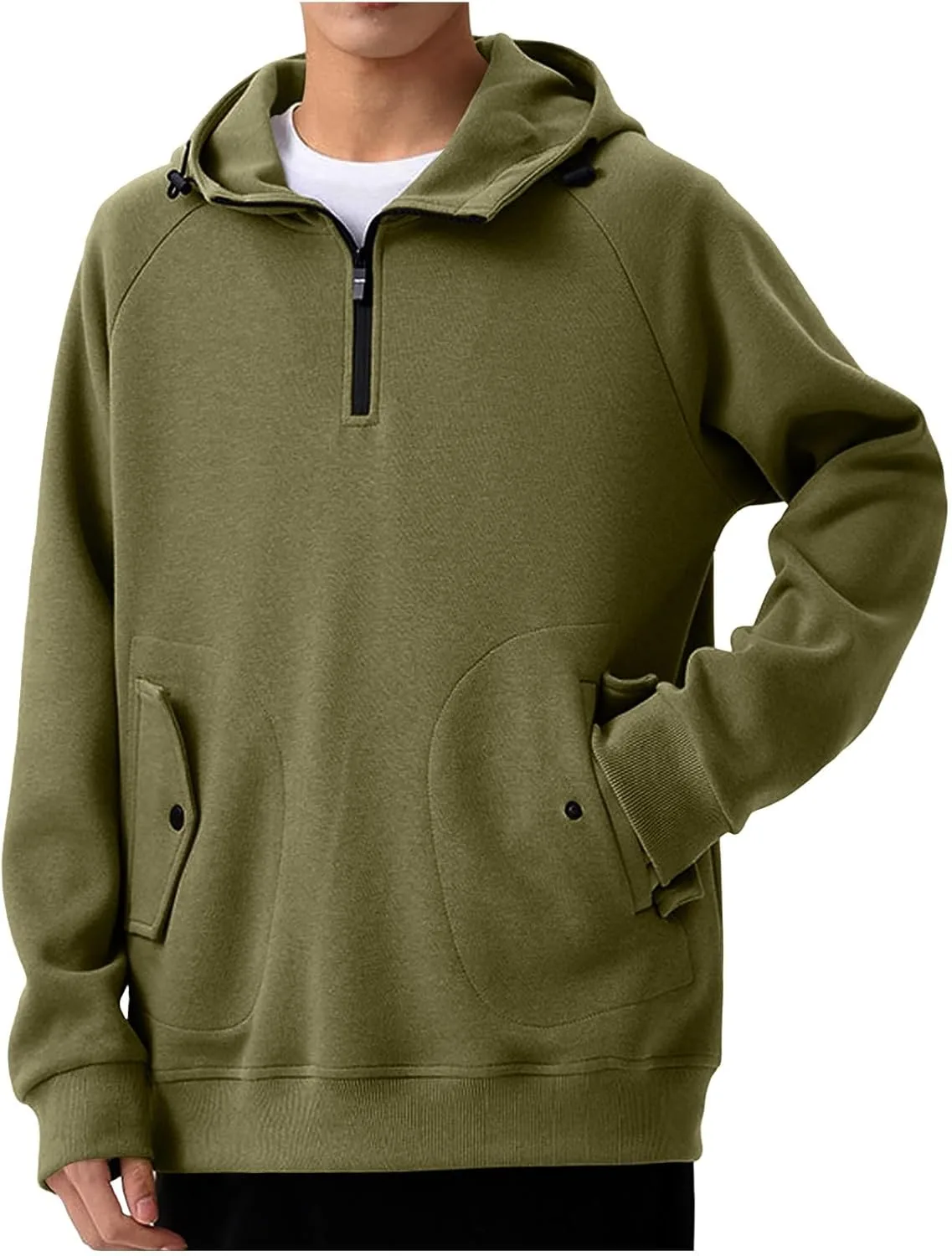 Трендовая тактическая худи с карманами и молнией на четверть
Трендовая тактическая худи с карманами и молнией на четверть