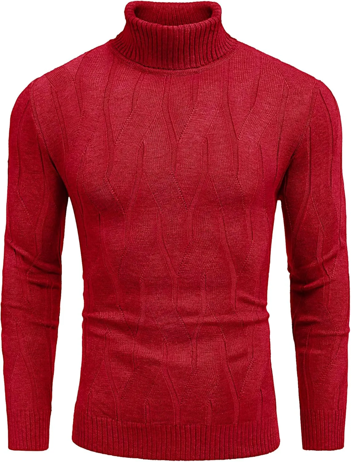 COOFANDY мужской свитер-водолазка Slim Fit с длинным рукавом
COOFANDY мужской свитер-водолазка Slim Fit с длинным рукавом