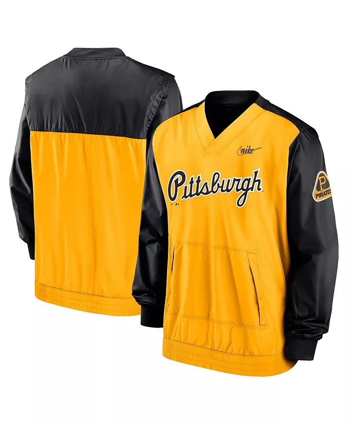 Мужская черная с золотом толстовка с V-образным вырезом Pittsburgh Pirates Cooperstown Collection Nike
Мужская черная с золотом толстовка с V-образным вырезом Pittsburgh Pirates Cooperstown Collection Nike