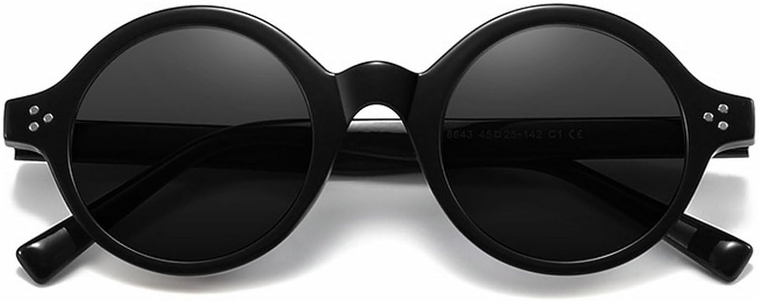 Ретро-солнцезащитные очки маленького диаметра для мужчин в стиле панк, защита от ультрафиолета UV400, ретро-заклепки, модные солнцезащитные очки для женщин mincl, Black
Ретро-солнцезащитные очки маленького диаметра для мужчин в стиле панк, защита от ультрафиолета UV400, ретро-заклепки, модные солнцезащитные очки для женщин mincl, Black