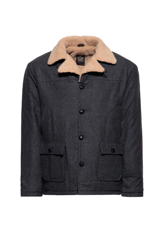 Зимняя куртка с елочкой King Kerosin, серый
Зимняя куртка с елочкой King Kerosin, серый