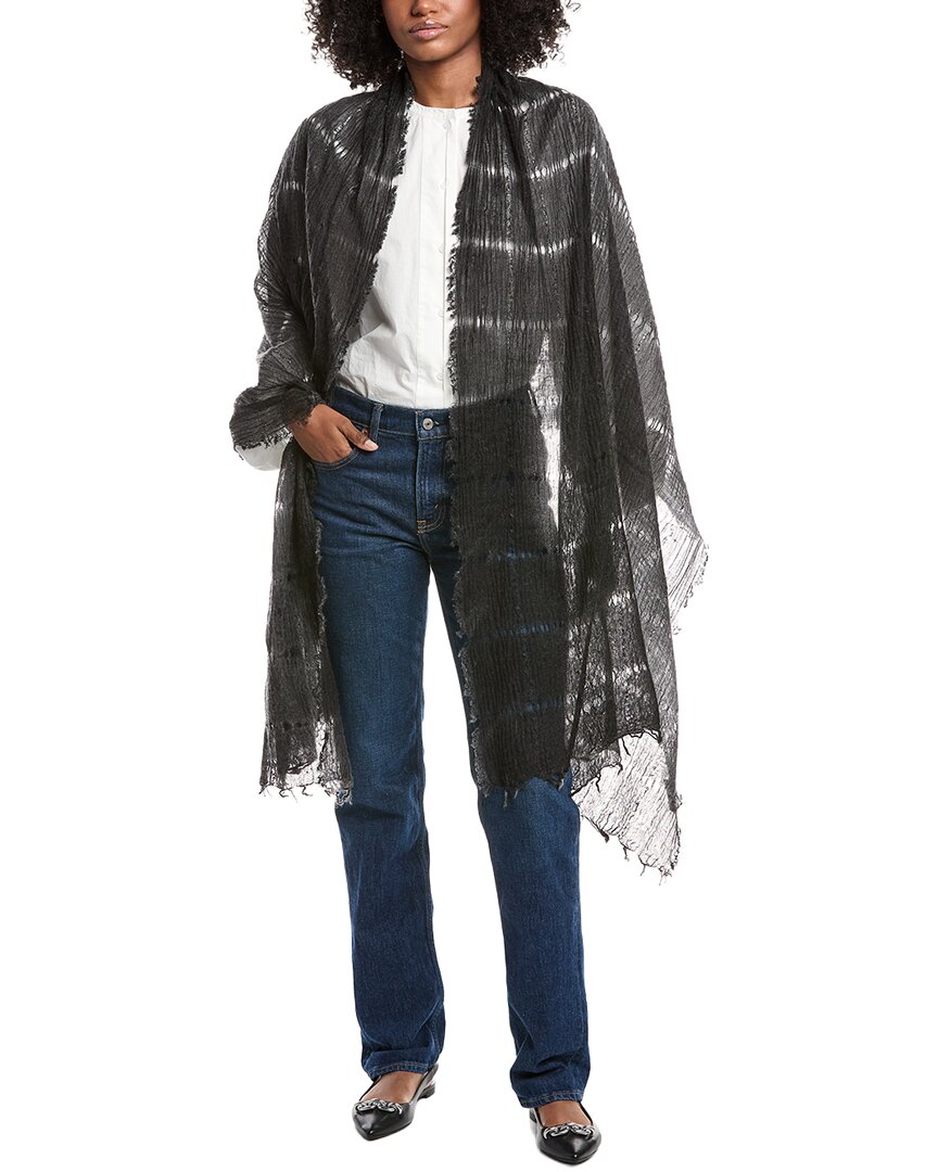 Кашемировая шаль Forte с открытым плетением, черный
Кашемировая шаль Forte с открытым плетением, черный