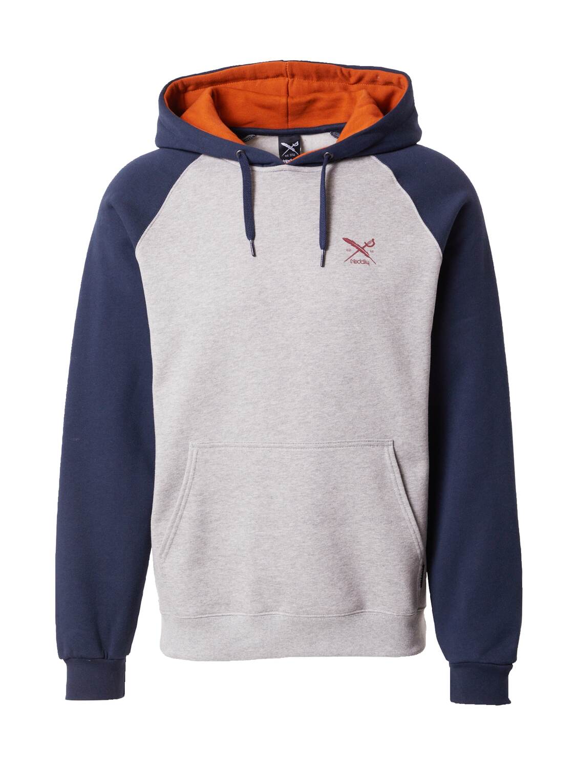 Iriedaily Толстовка 'De College' в крапчатом сером
Iriedaily Толстовка 'De College' в крапчатом сером