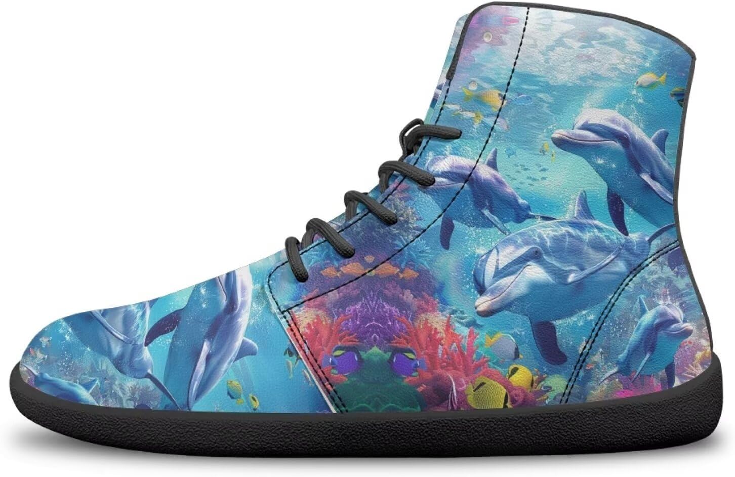 Женские и мужские высокие кроссовки на босу ногу с шнуровкой, противоскользящие спортивные Hellhero, Dolphin
Женские и мужские высокие кроссовки на босу ногу с шнуровкой, противоскользящие спортивные Hellhero, Dolphin