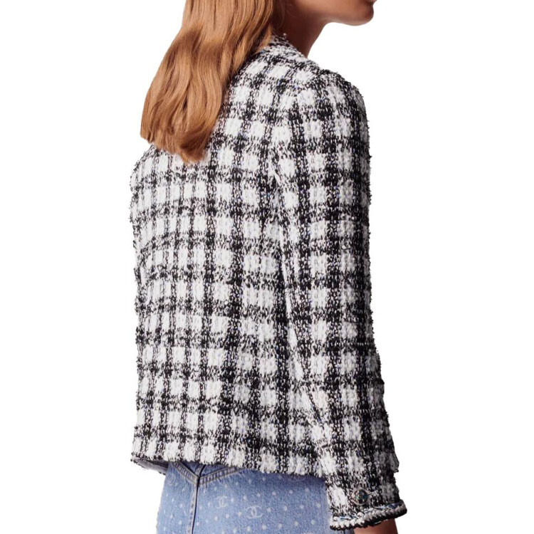 Пиджак женский Chanel в широкую клетку, черный / белый
Пиджак женский Chanel в широкую клетку, черный / белый