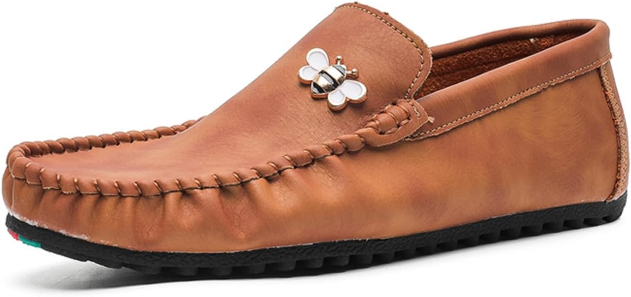 Мужские кожаные лоферы без шнурков, легкие и удобные, повседневные, с декором в виде пчелы, прогулок, повседневного офисного стиля, путешествий, уикендов, светских мероприятий, обувь типа «boat shoes» Yrzhgdl, Caramel
Мужские кожаные лоферы без шнурков, легкие и удобные, повседневные, с декором в виде пчелы, прогулок, повседневного офисного стиля, путешествий, уикендов, светских мероприятий, обувь типа «boat shoes» Yrzhgdl, Caramel