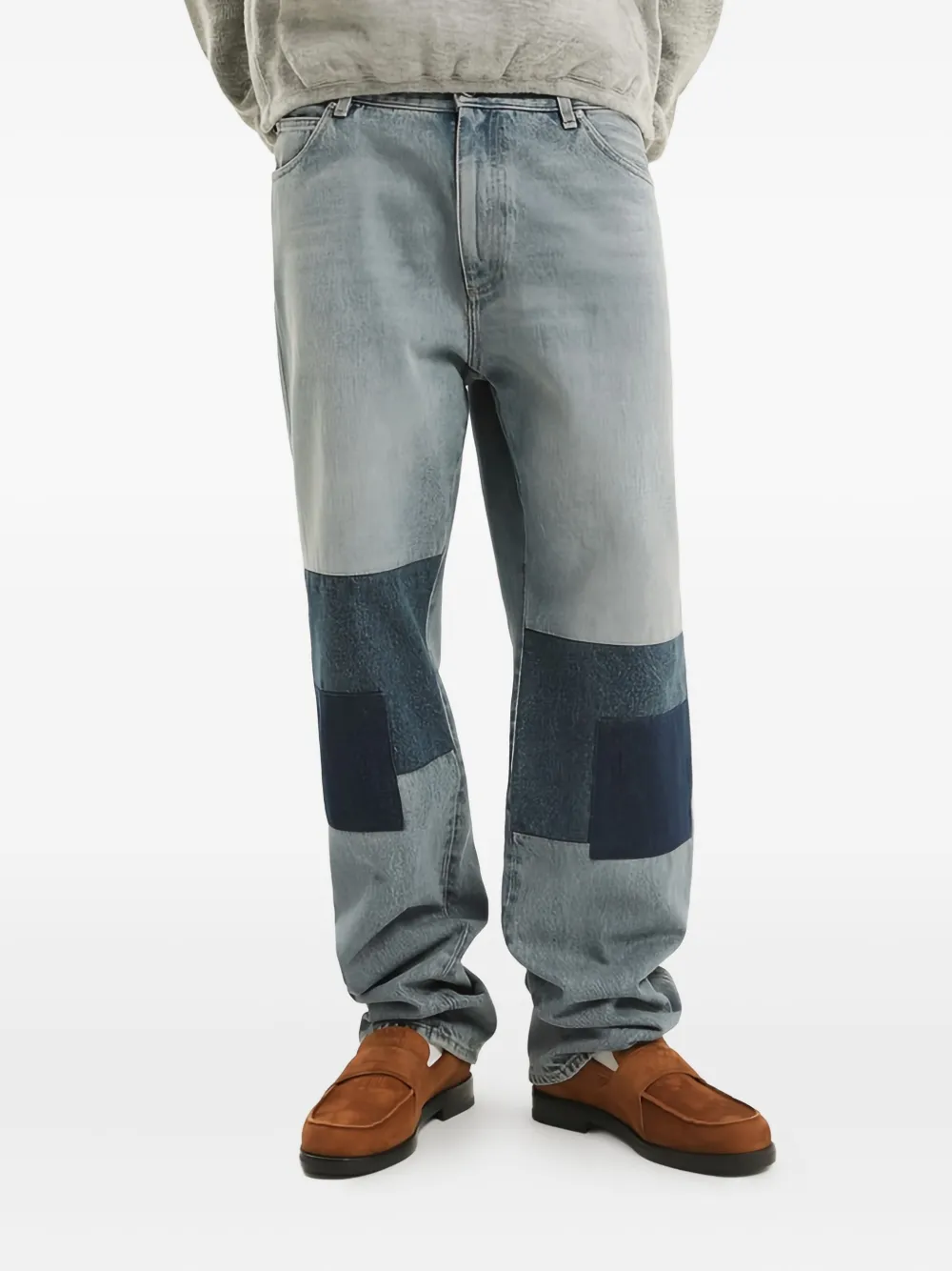 Джинсы прямого кроя с эффектом пэчворк 1988 Studio, синий
Джинсы прямого кроя с эффектом пэчворк 1988 Studio, синий