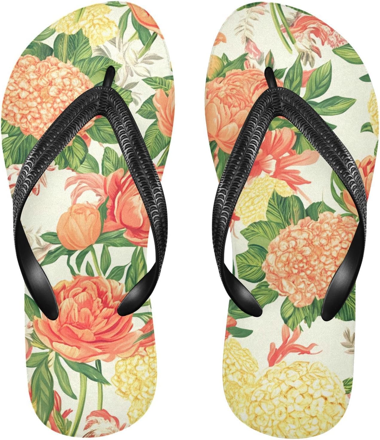 Пляжные шлепанцы с пионами и гортензиями, бежевые, резиновые, с противоскользящей подошвой, летние тапочки, тапки для душа, для мужчин и женщин Sinestour
Пляжные шлепанцы с пионами и гортензиями, бежевые, резиновые, с противоскользящей подошвой, летние тапочки, тапки для душа, для мужчин и женщин Sinestour